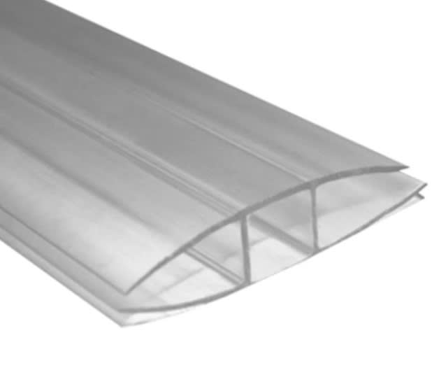 PERFIL H TRANSPARENTE 4-6MM DVP 1