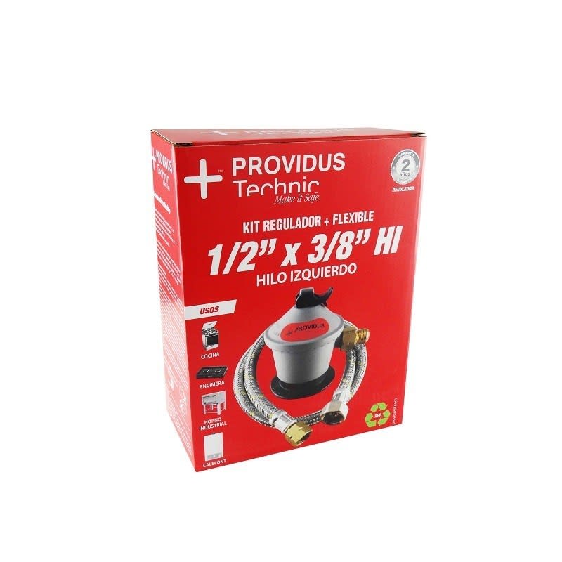 KIT REGULADOR + FLEXIBLE PROVIDUS 0