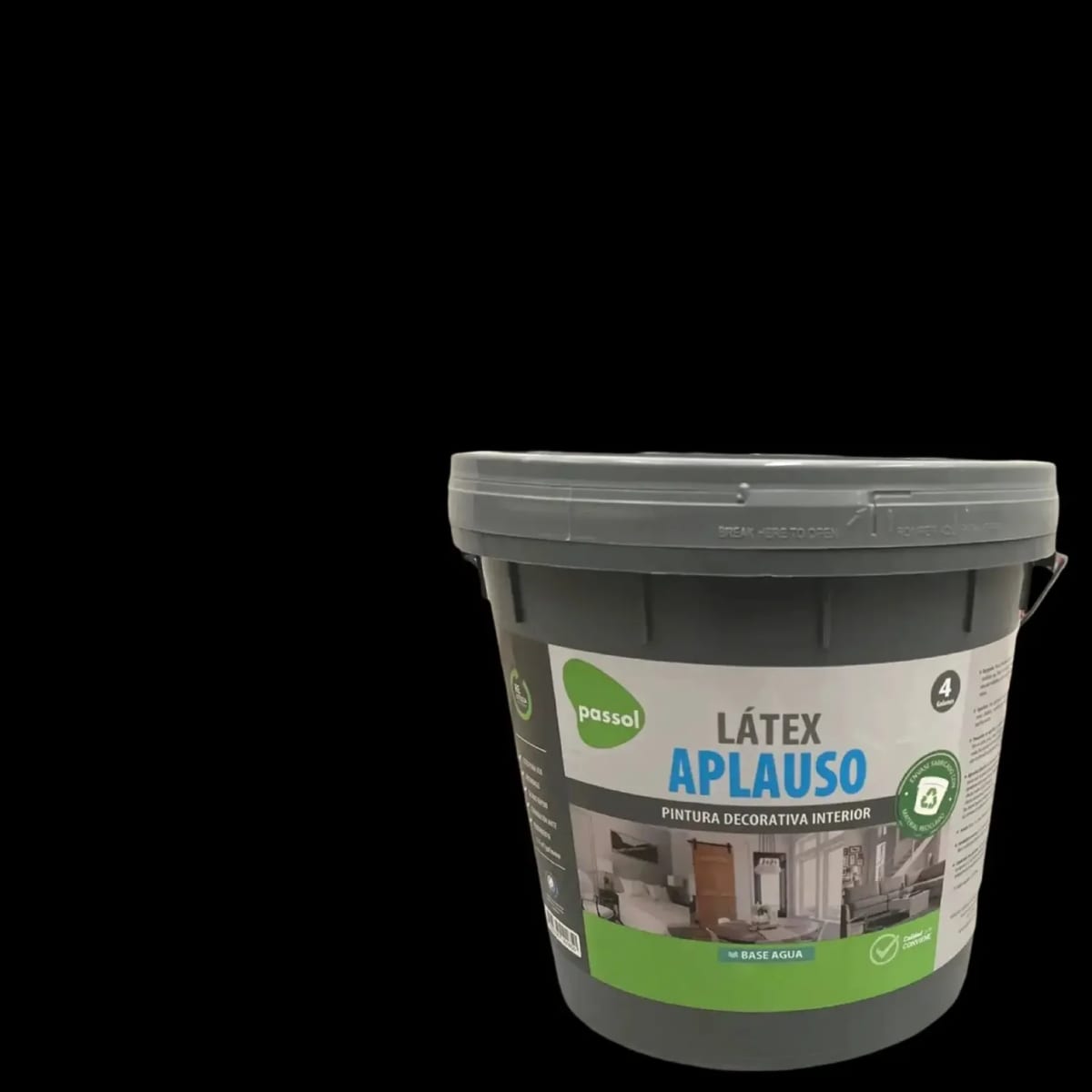 LATEX APLAUSO NEGRO PASSOL 0