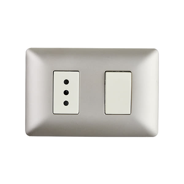 INTERRUPTOR EMBUTIDO SIMPLE + TOMACORRIENTE 10A STANFORD3