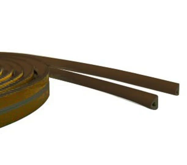 SELLO AISLANTE ADHESIVO PUERTA Y VENTANA TIPO D 6MTS DVP2