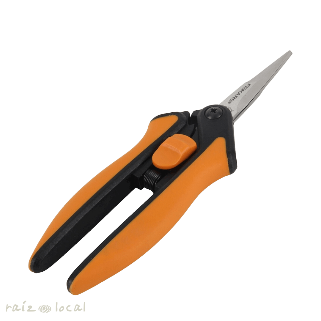 Tijera de Mano Floral Softouch Micro-Tip Fiskars – Cortes Finos y Precisión2