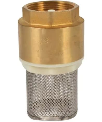 VALVULA PIE FILTRO ACERO INOX 0