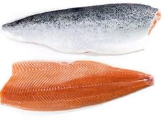 Salmón Filete Premium con Piel 2-3 Libras (0.9 - 1 Kg.)