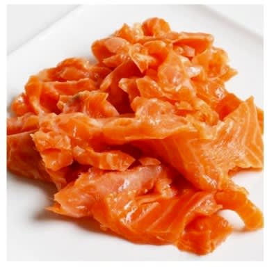 Salmón Ahumado Frío Recortes 800 Grs. (2 unidades de 400 grs.)