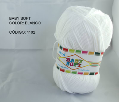 LANA BABY SOFT UKRYL BLANCO 1102
