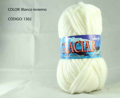 LANA GLACIAL UKRYL BLANCO INVIERNO 1302