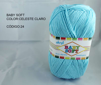 LANA BABY SOFT UKRYL CELESTE AGUA 24