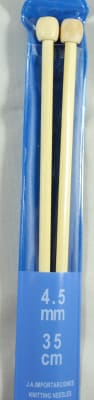 PALILLO BAMBU RECTO 35 CM N° 4.5