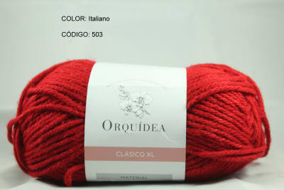 LANA CLASICA XL ROJO ITALIANO 503