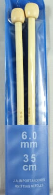 PALILLO BAMBU RECTO 35 CM N° 6