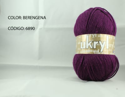 LANA UKRYL INVIERNO BERENGENA 6890