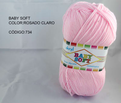 LANA BABY SOFT UKRYL ROSADO SUAVE 734