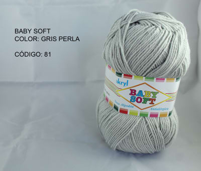 LANA BABY SOFT UKRYL GRIS PERLA 81