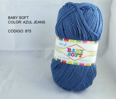 LANA BABY SOFT UKRYL AZUL JEANS 875