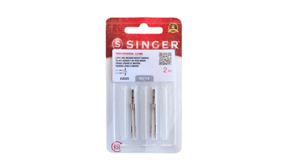 Agujas Dobles Singer Modelo 90/14 Set 2 Unidades