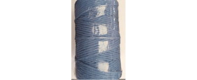 ALGODÓN PEINADO 3 MM AZULINO CONO 1 KILO