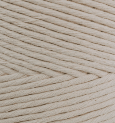 ALGODÓN PEINADO 3 MM BLANCO CONO 1 KILO