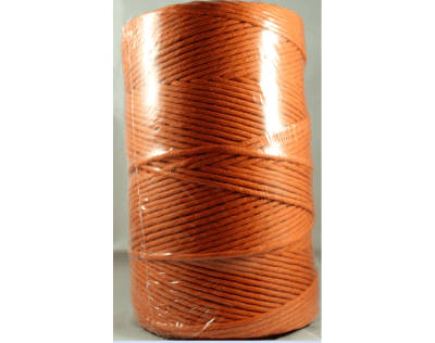 ALGODÓN PEINADO 3 MM NARANJO CONO 1 KILO