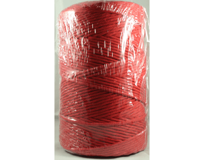 ALGODÓN PEINADO 3 MM ROJO CONO 1 KILO