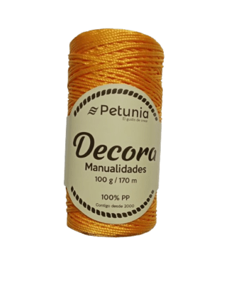 HILO DECORA PARA MANUALIDADES AMARILLO 292