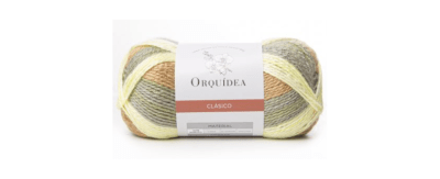 LANA CLASICA MIX ORQUIDEA AMARILLO 051