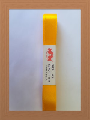 CINTA SATIN 1.5 CM COLOR AMARILLO