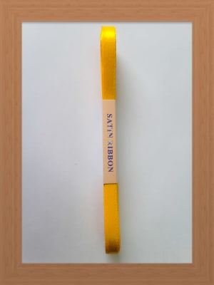 CINTA SATIN 0.7 CM COLOR AMARILLO
