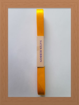 CINTA SATIN 1 CM COLOR AMARILLO