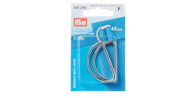ANILLOS METAL FORMA D 40 MM 2 UNI