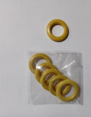 ARGOLLAS MADERA 3 CM COLOR NATURAL 5 UNIDADES