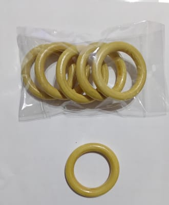 ARGOLLAS MADERA 6 CM COLOR NATURAL 5 UNIDADES