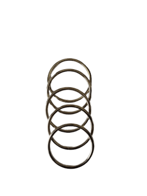 ARGOLLAS DE METAL 6 CM BOLSA 5 UNIDADES