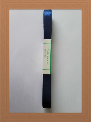 CINTA SATIN 1 CM COLOR AZUL MARINO