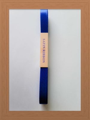 CINTA SATIN 1 CM COLOR AZUL REY