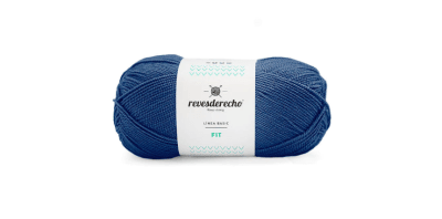 HILO PERLE REVES DERECHO AZUL AZULINO 22