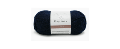 LANA CLASICA ORQUIDEA AZUL MARINO 504