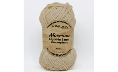 ALGODON MACRAME 3 MM BEIGE CLARO 6019