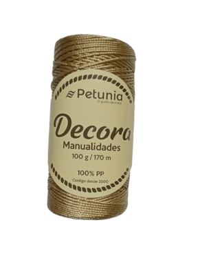HILO DECORA PARA MANUALIDADES BEIGE OSCURO 312