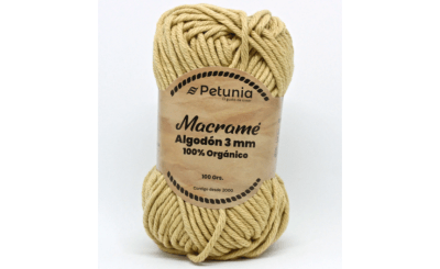ALGODÓN MACRAME 3 MM BEIGE 60131