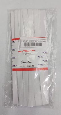 PIEZA ELASTICO BLANCO 10 METROS 12 MM1