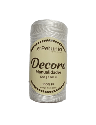 HILO DECORA PARA MANUALIDADES BLANCO 21