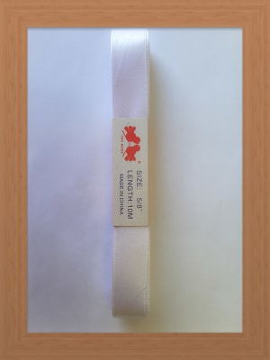 CINTA SATIN 1.5 CM COLOR BLANCO