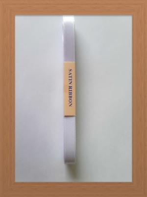 CINTA SATIN 1 CM COLOR BLANCO