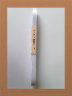 CINTA SATIN 0.7 CM COLOR BLANCO