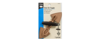 BROCHE PARA ABRIGO DE MADERA COLOR BEIGE