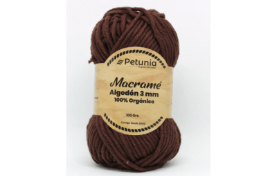 ALGODÓN MACRAME 3 MM CAFE 60111