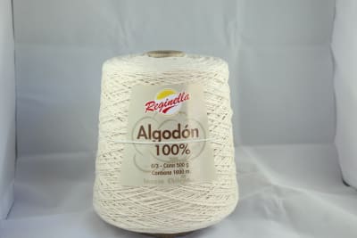 CONO ALGODON 500 GR REGINELLA COLOR CRUDO1