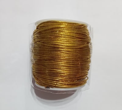 CORDON LUREX 2 MM DORADO 100 METROS