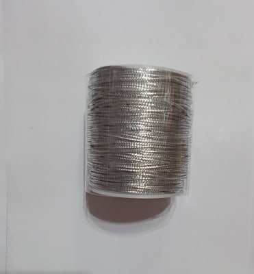 CORDON LUREX 2 MM PLATEADO 100 METROS